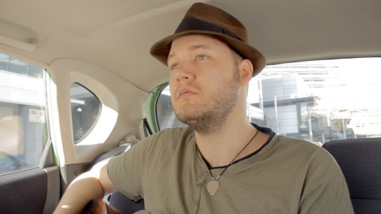 Vorn Doolette on the back seat